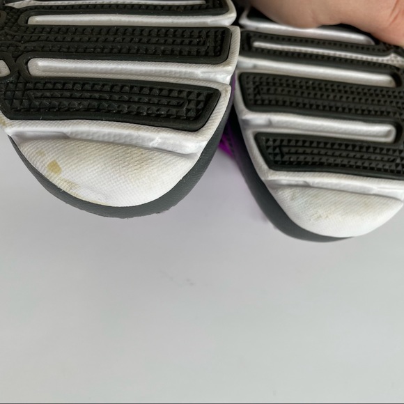 Fila Cool Max sneakers worn once size 8 gray, purple & lime green - Picture 8 of 8